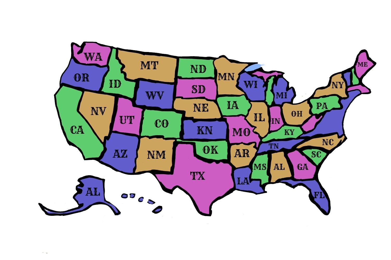 United States Coordinates